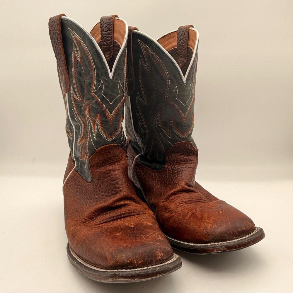 Cody James Hoverfly Broad Square Toe Western Leather Boots Cowboy Mens Size 11 D